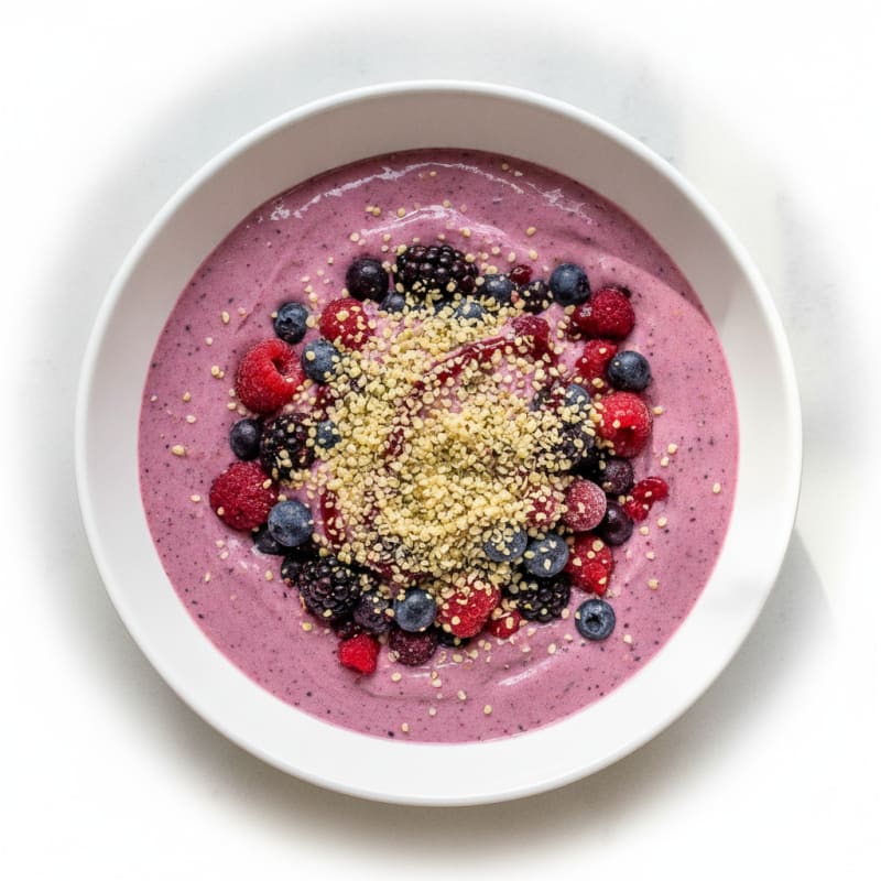 Silky Protein Berry Smoothie Bowl