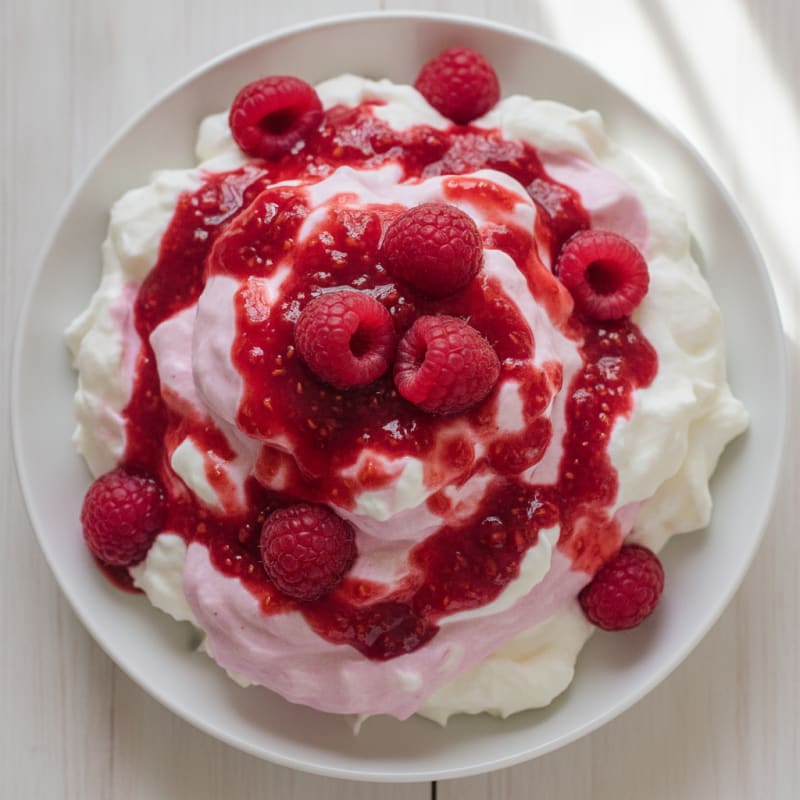 Greek Yogurt Raspberry Whip