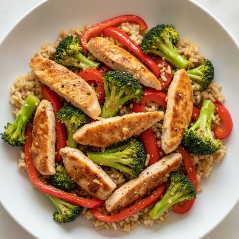 Quick Chicken and Veggie Stir-Fry