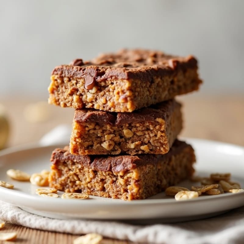 No-Bake Chocolate Peanut Butter Protein Bars