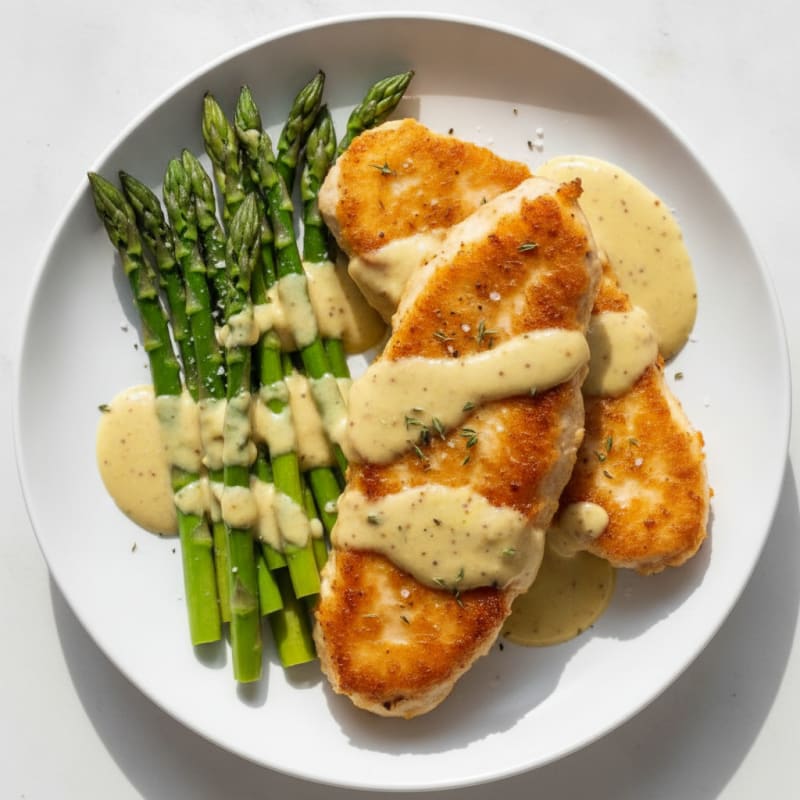 Chicken Cutlets with Creamy Dijon Sauce