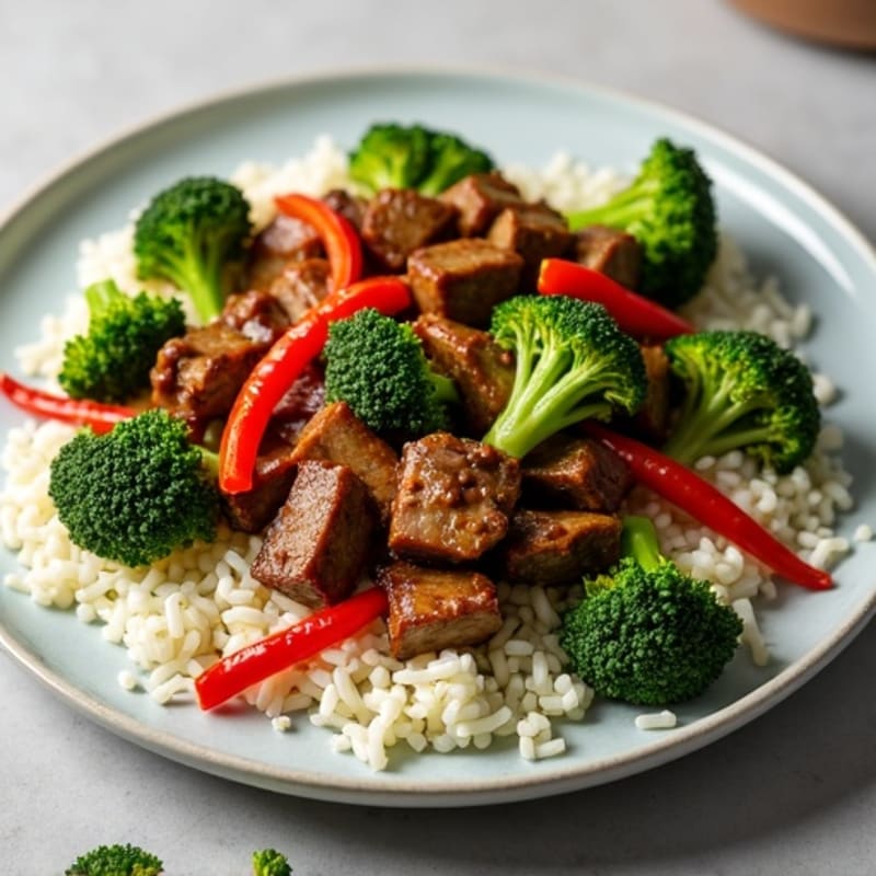 Ginger-Garlic Beef and Broccoli Stir-Fry