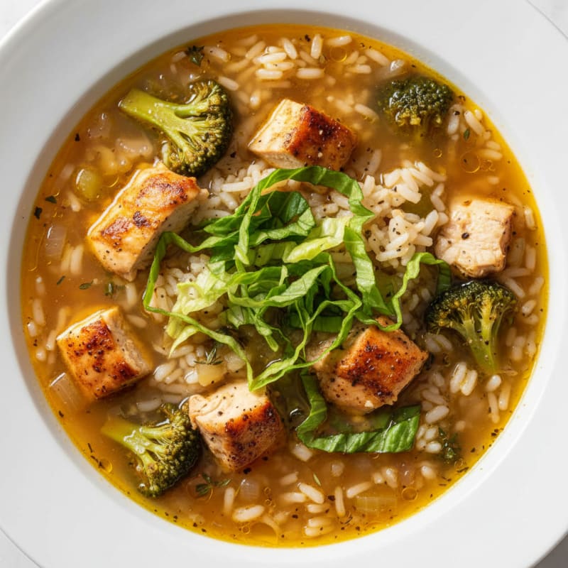 Hearty Chicken and Rice Soup