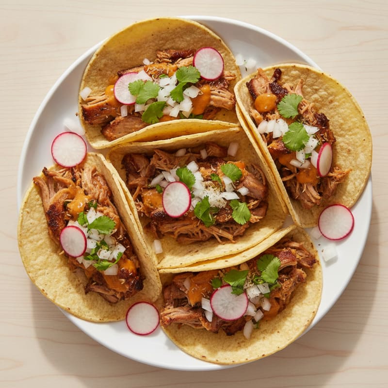 Slow-Cooked Pork Carnitas Tacos