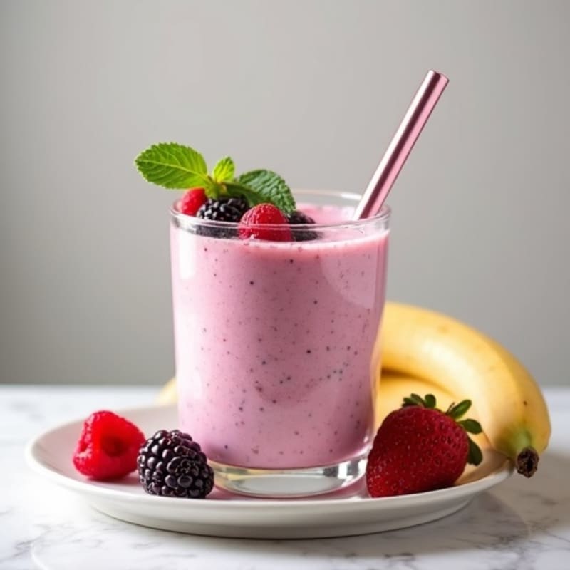 Creamy Berry Kefir Smoothie