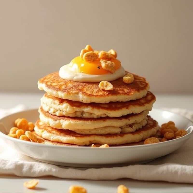 Wholesome Fluffy Oat Pancakes