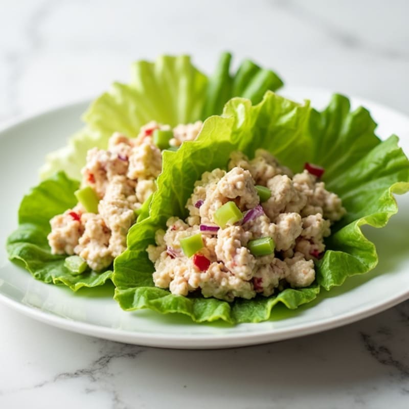 Tuna Salad Lettuce Wraps