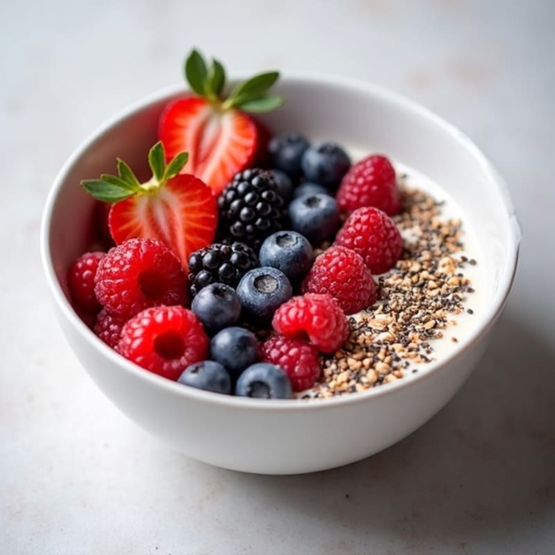 Triple Berry Protein Yogurt Bowl