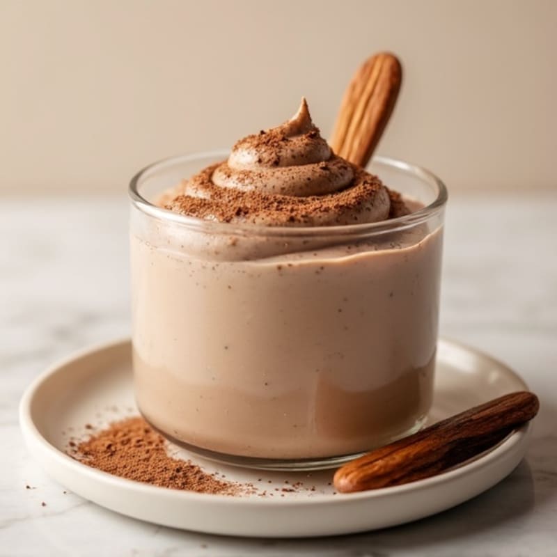 Creamy Cottage Cheese Protein Mousse with Cocoa and Almond Butter