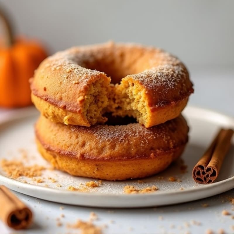 Protein-Packed Baked Pumpkin Spice Donuts