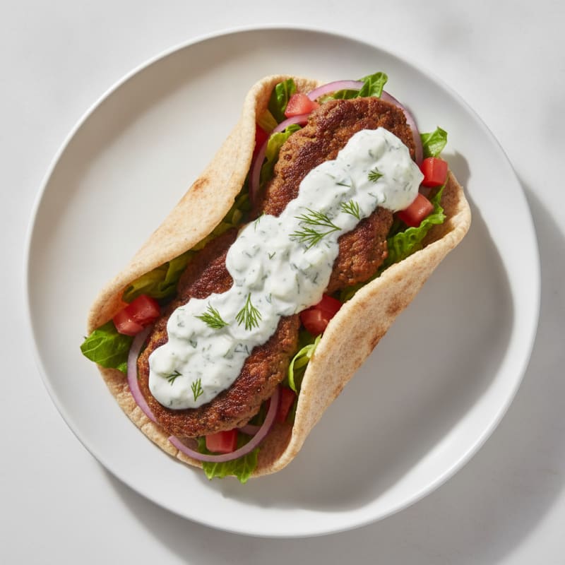 Lamb Gyro with Tzatziki Sauce