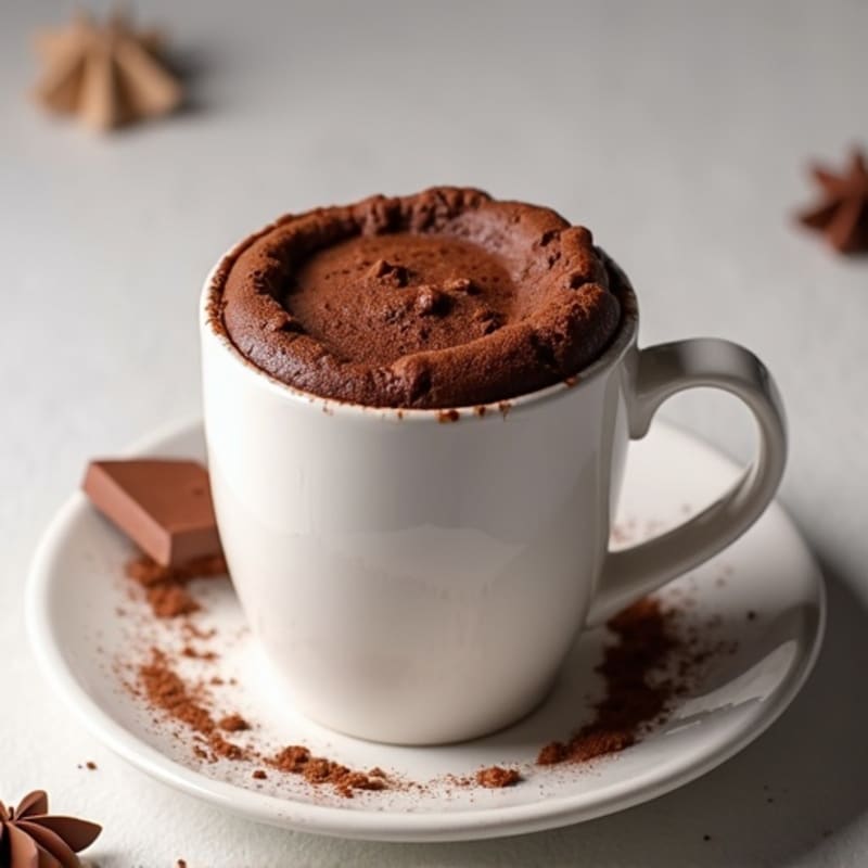 Protein-Rich Double Chocolate Mug Cake