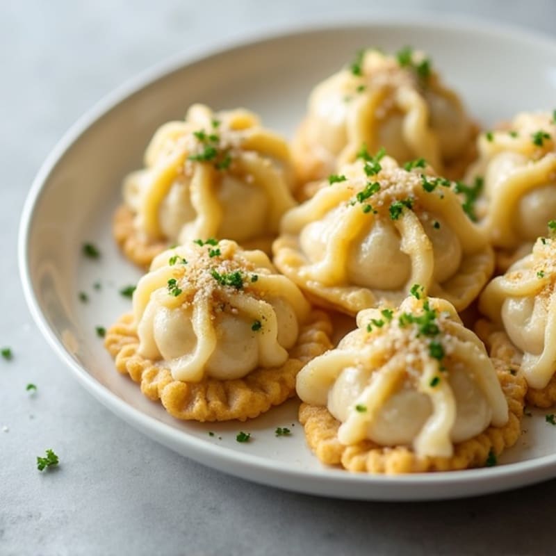 Lightened-Up Creamy Chicken and Cauliflower Dumplings