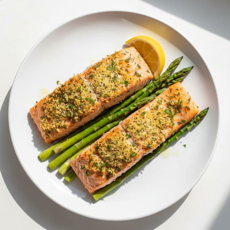 Herb Roasted Atlantic Salmon Fillet Portions