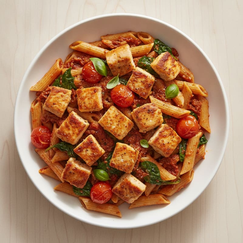Sun-Dried Tomato Pesto Chicken Pasta