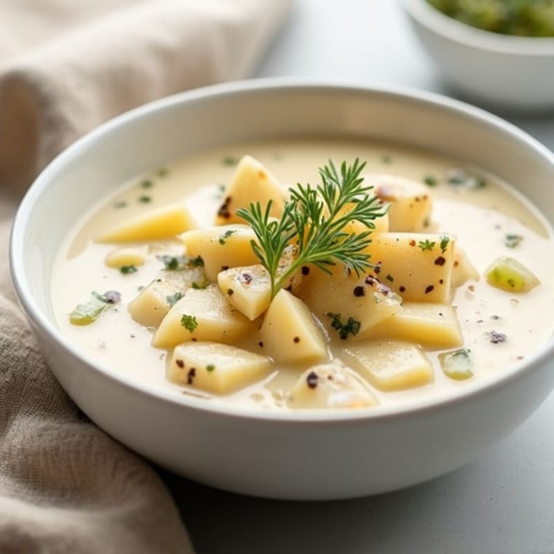 Healthy Creamy Clam Chowder
