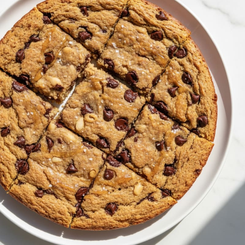 Honey-Sweetened Chocolate Chip Protein Cookie Bake