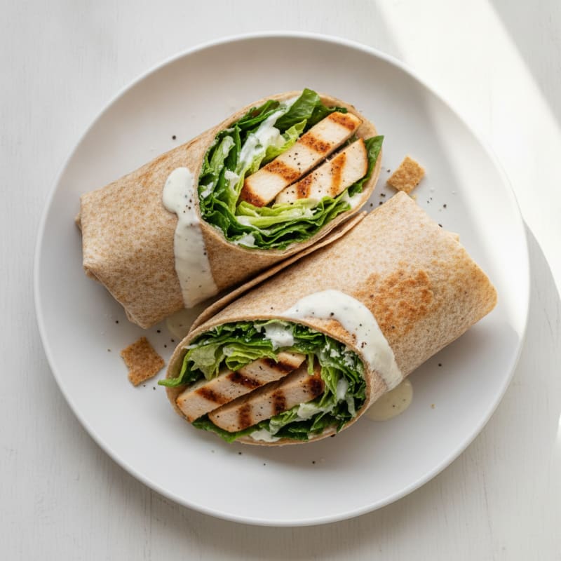 Chicken Caesar Salad Wrap