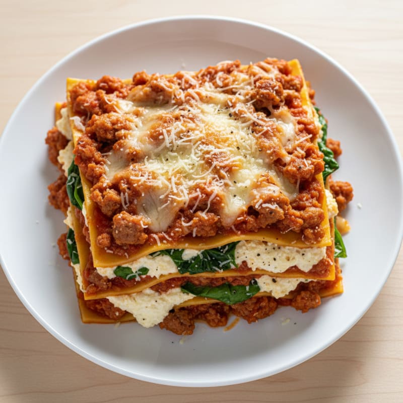 Classic Italian Sausage and Beef Lasagna