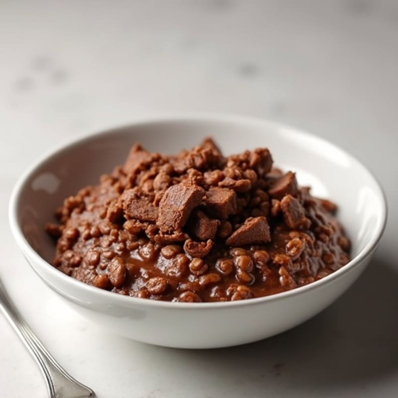 Fudgy Chocolate Protein Baked Oats