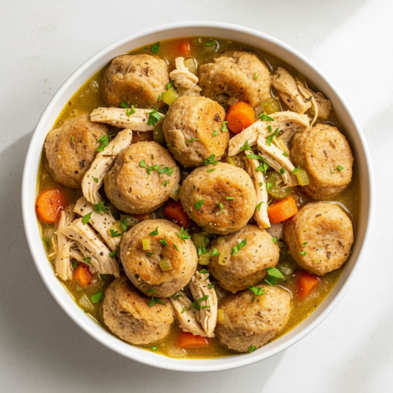 Homestyle Chicken and Herb Dumplings
