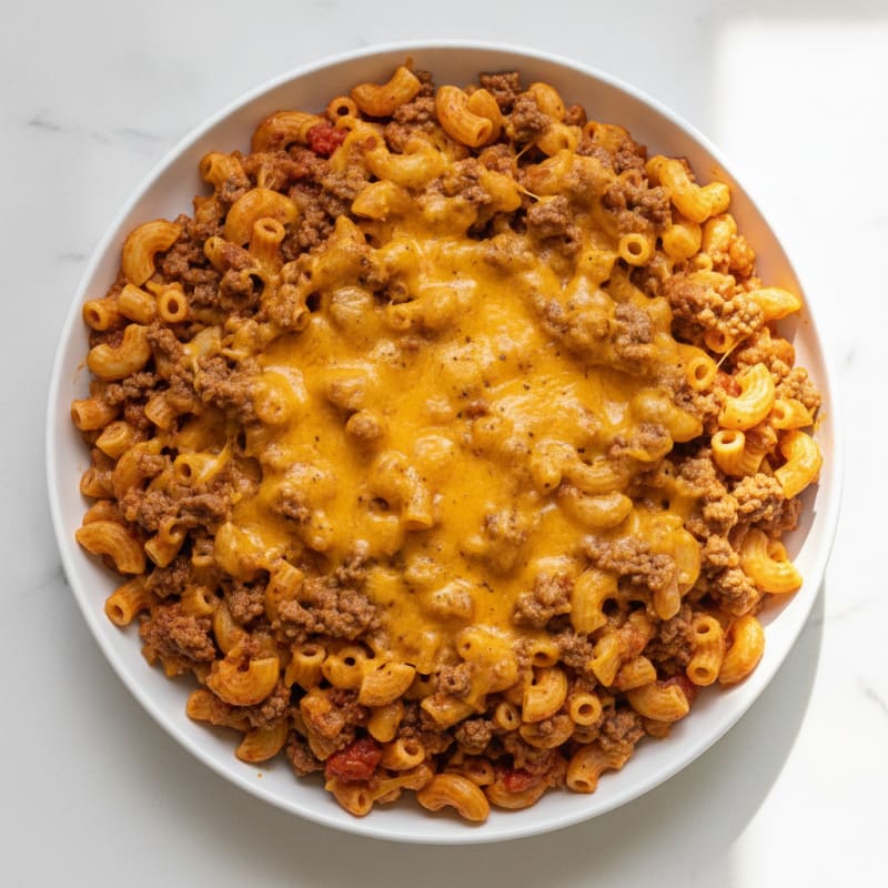 Classic Cheeseburger Macaroni Skillet