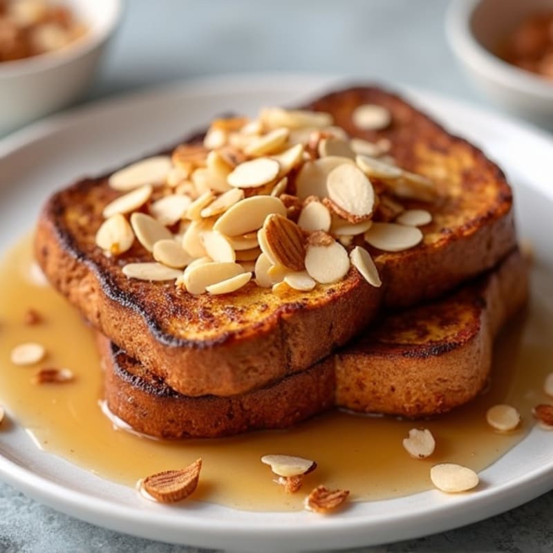 Protein-Packed Vanilla Almond French Toast