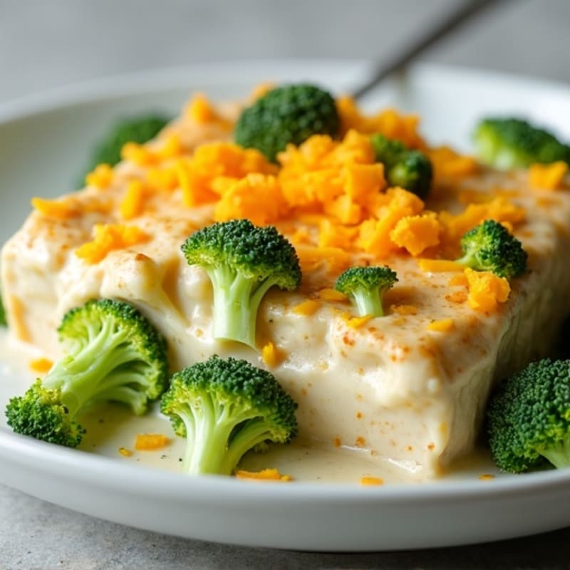 Creamy Cheesy Chicken and Broccoli Bake