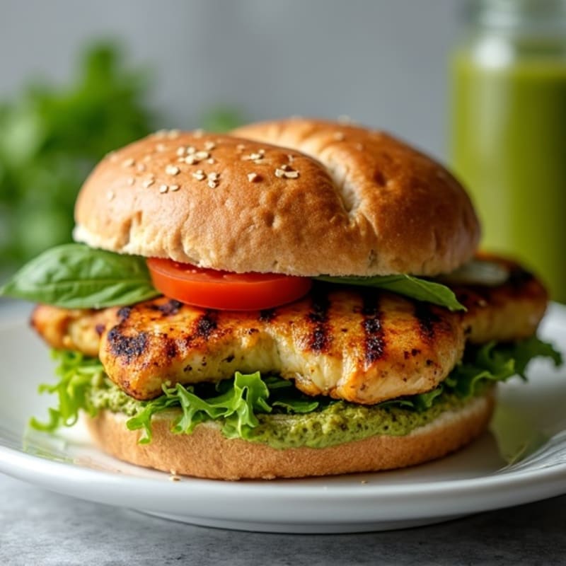 Grilled Pesto Chicken Sandwich