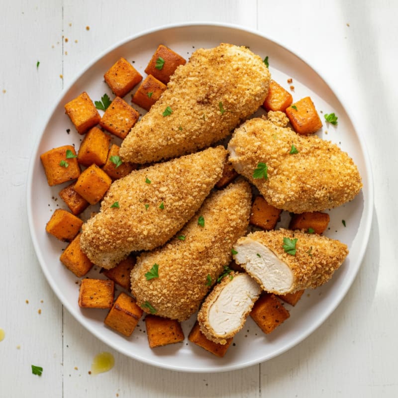 Clean Air-Fried 'Church's Style' Chicken