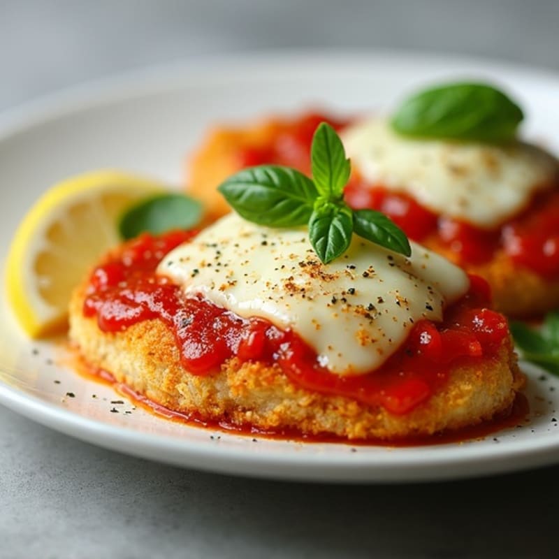 Crispy Baked Chicken Parmesan with Fresh Herbs