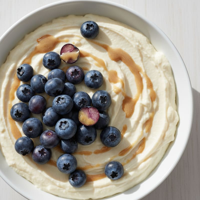Silky Tofu Protein Pudding with Berries
