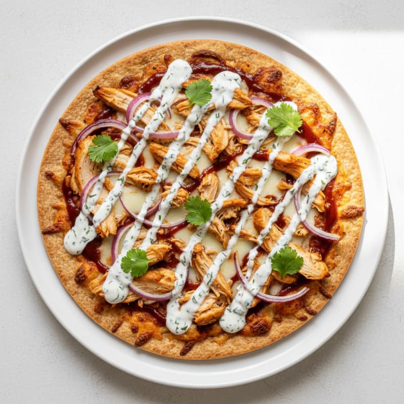 Crispy BBQ Ranch Chicken Pizza