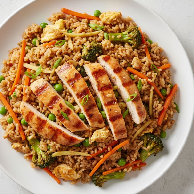 Chicken and Vegetable Fried Rice