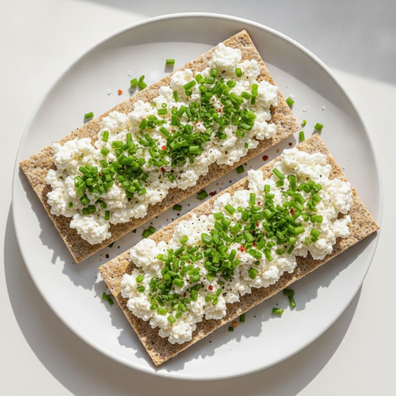Savory Cottage Cheese Breakfast Toast