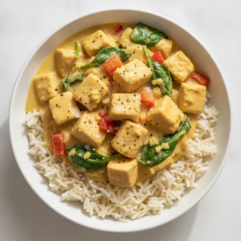 Coconut Curry Chicken with Basmati Rice