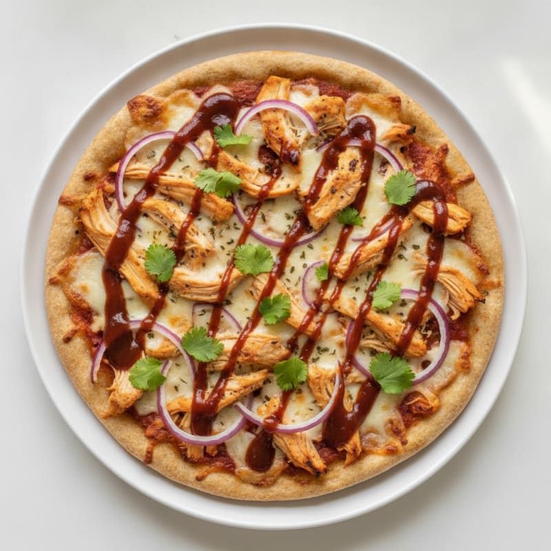 High-Protein BBQ Chicken Pizza