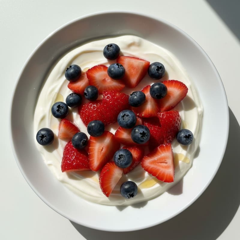 Creamy Greek Yogurt Protein Bowl with Berries