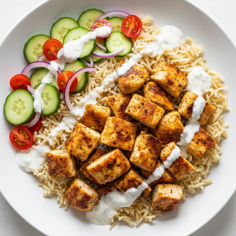 Chicken Shawarma Rice Bowl
