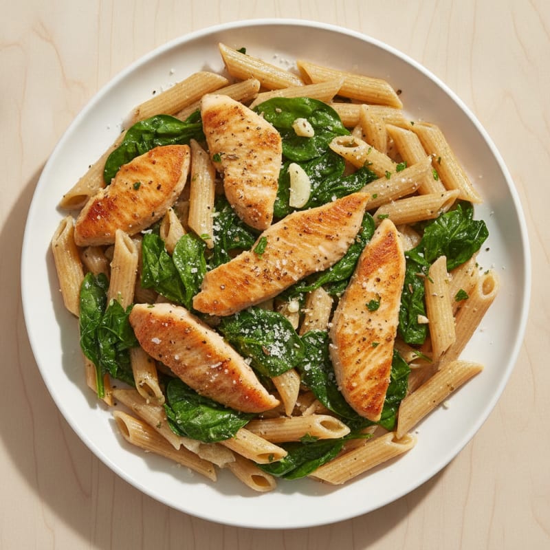 Garlic Herb Chicken Penne Pasta