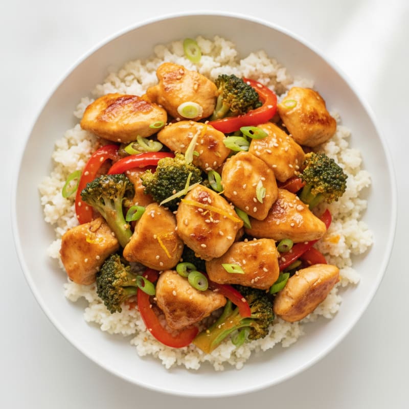 Orange Glazed Chicken Stir-Fry