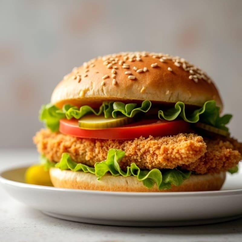 Crispy Air-Fried Chicken Sandwich