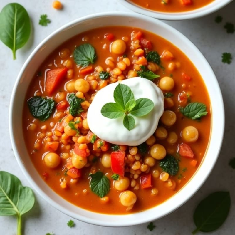 Creamy Spiced Red Lentil Stew