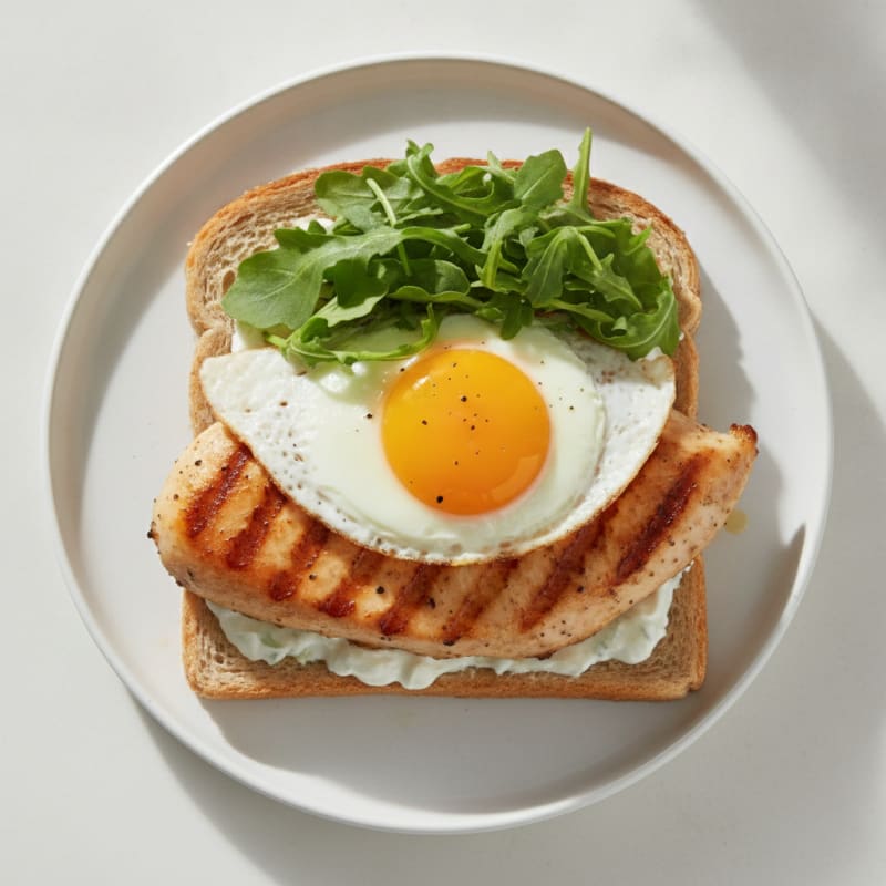 Grilled Chicken Sandwich with Leafy Greens