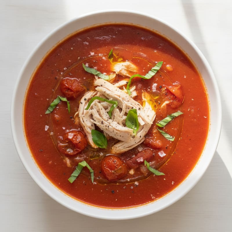 Roasted Tomato Basil Soup