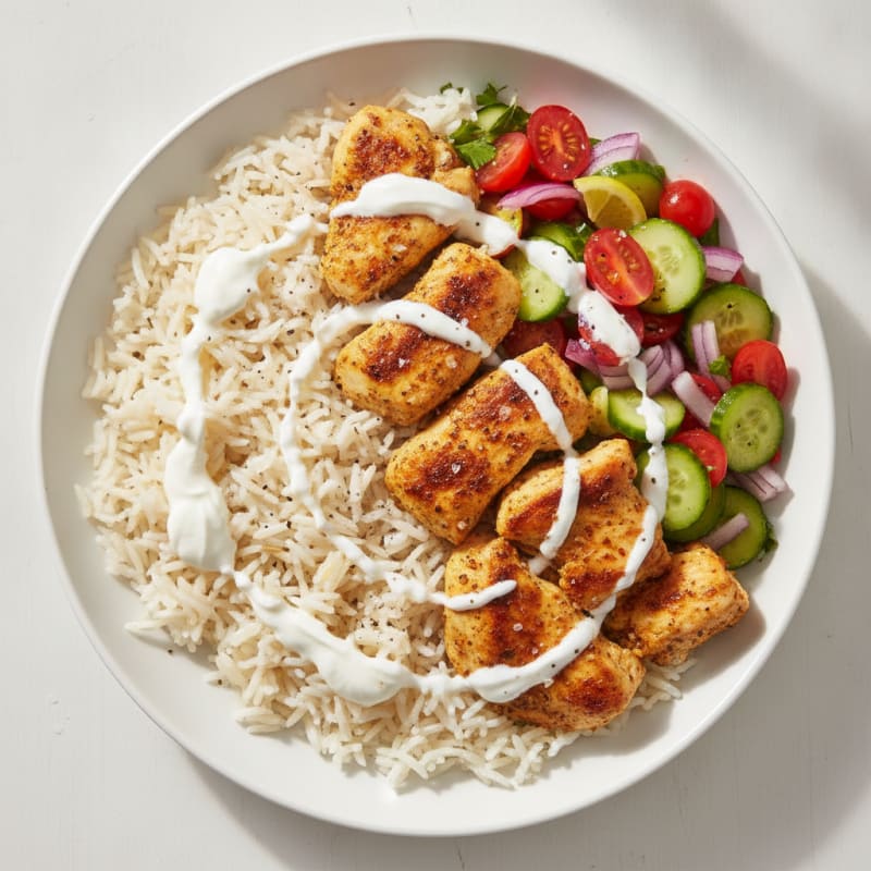 Chicken Shawarma Rice Bowl