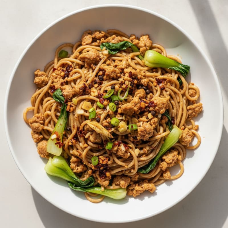 Sichuan Dan Dan Noodles with Chili Oil