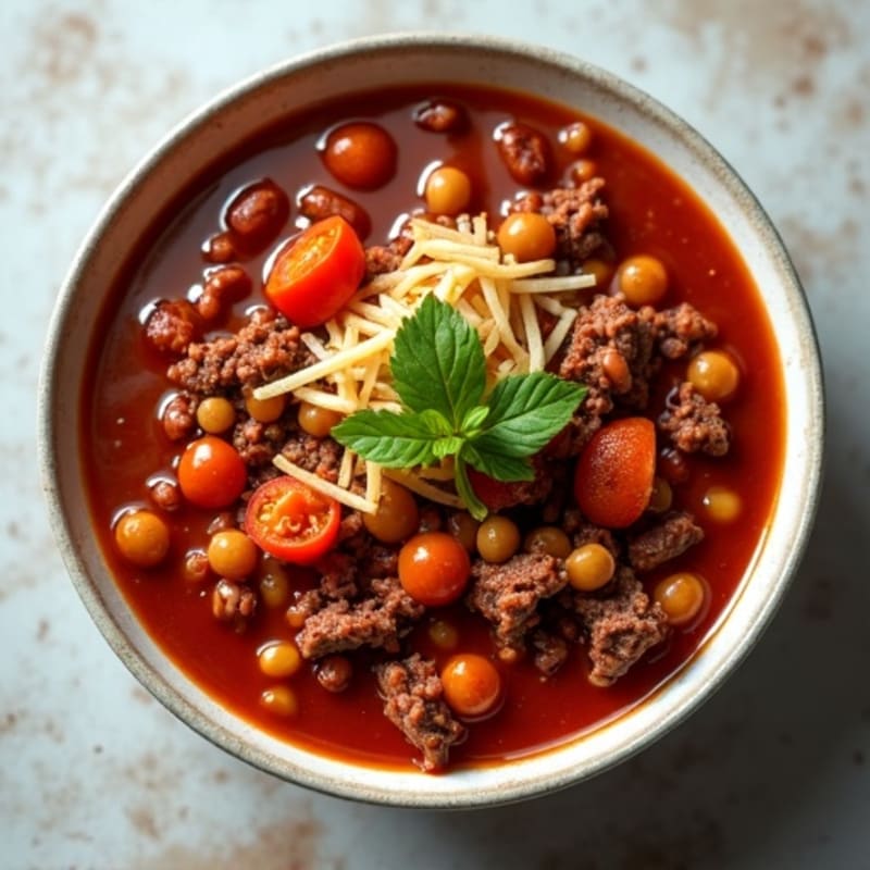 Hearty Slow Cooker Beef Chili