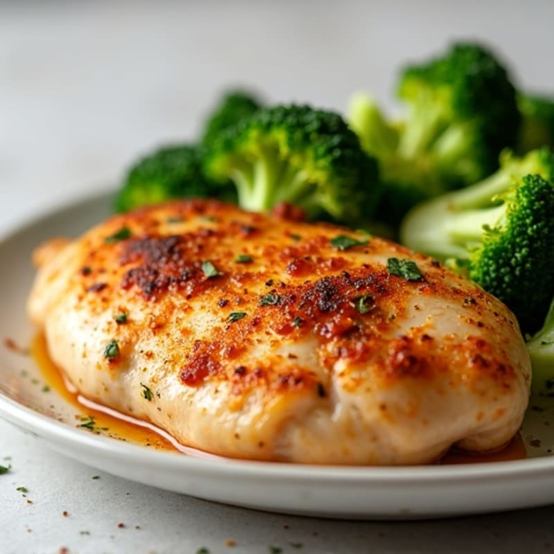 Tender Lemon Garlic Spiced Roasted Chicken