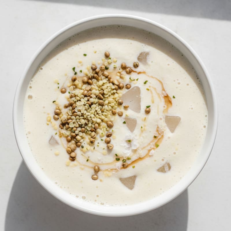 Vanilla Beef Protein Coconut Milk Smoothie